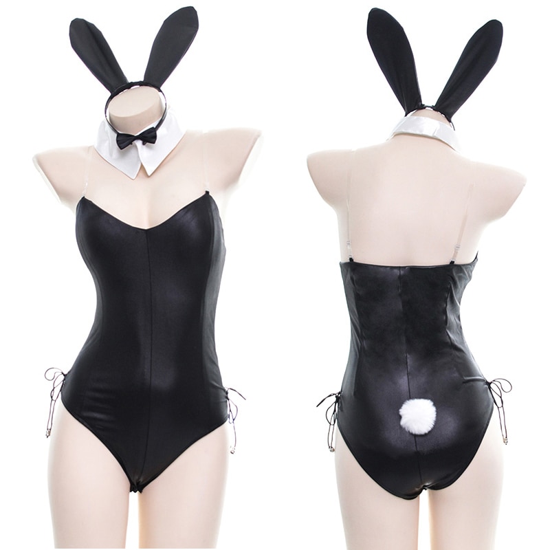 Leder Playboy Bunny Kostüm