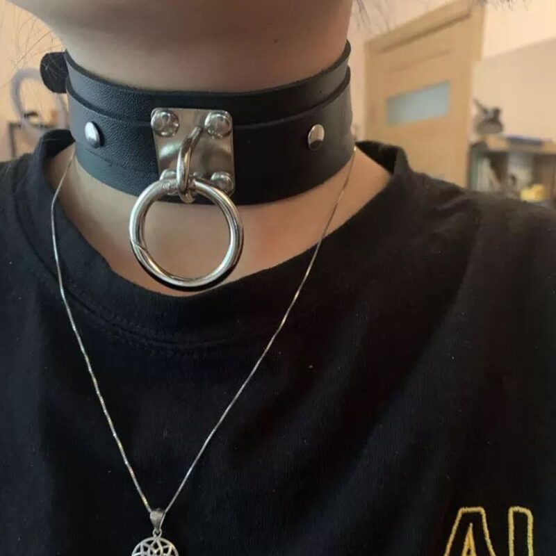 BDSM Halsband mit Ring