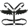 BDSM Leder Harness mit Flügel